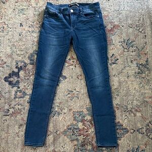 Express Dark Blue Skinny Jeans